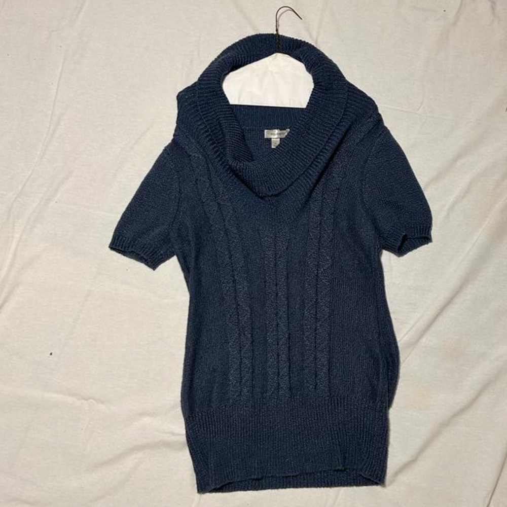 Knitted Scallop Neck Sweater